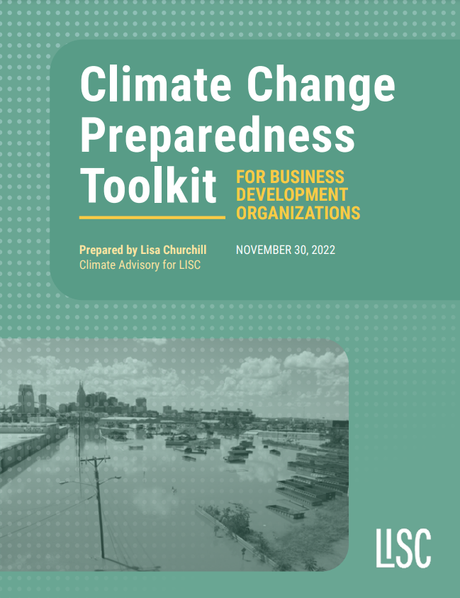 Climate Change Preparedness Toolkit for Business Development Organizations